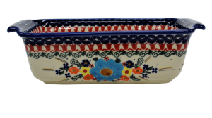 Stoneware loaf pan large III (A182 D59)