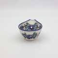 Durszlak / cedzak ceramiczny A506 D7 – ręcznie malowana ceramika bolesławiecka, praktyczny i dekoracyjny do odcedzania makaronu, warzyw i owoców.
