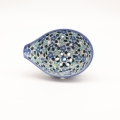 Durszlak / cedzak ceramiczny A506 D134 – ręcznie malowana ceramika bolesławiecka, praktyczny i dekoracyjny do odcedzania makaronu, warzyw i owoców.