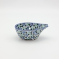 Durszlak / cedzak ceramiczny A506 D134 – ręcznie malowana ceramika bolesławiecka, praktyczny i dekoracyjny do odcedzania makaronu, warzyw i owoców.